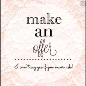 🌸 Don't be hesitant to OFFER 🌸